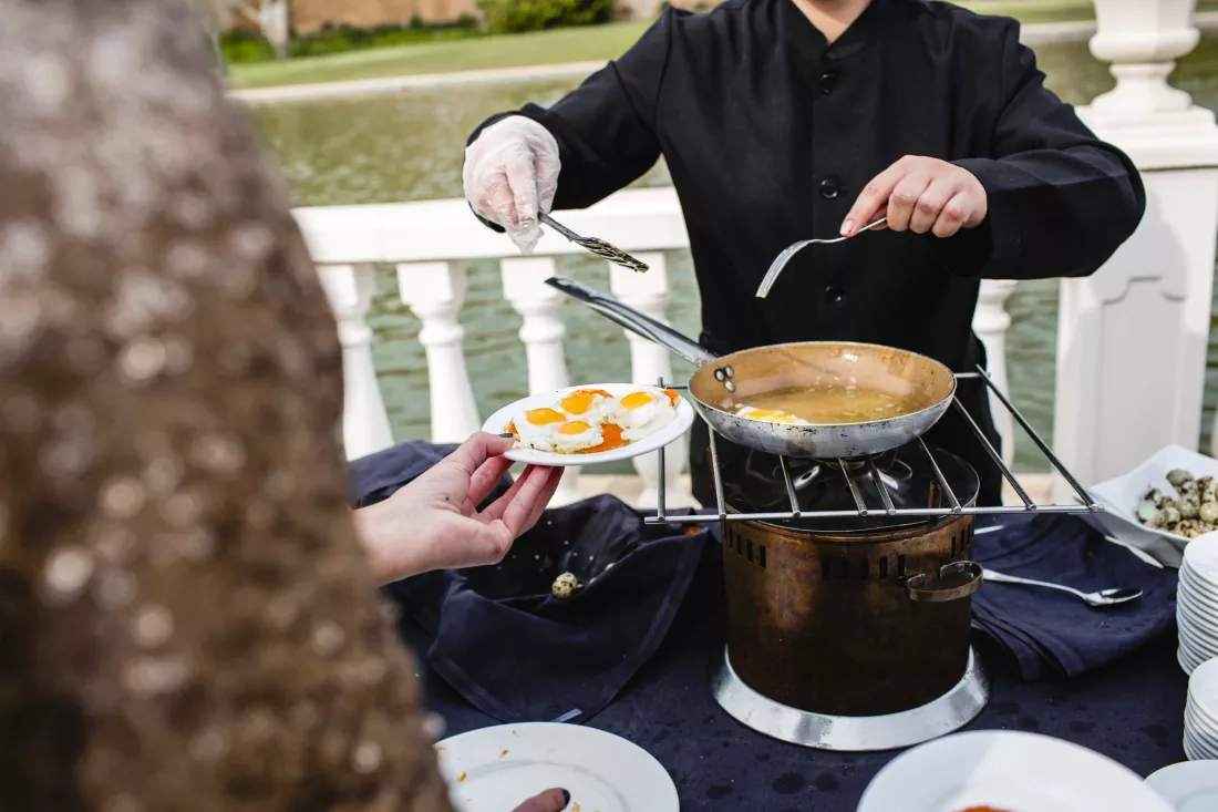 midsection-man-having-food