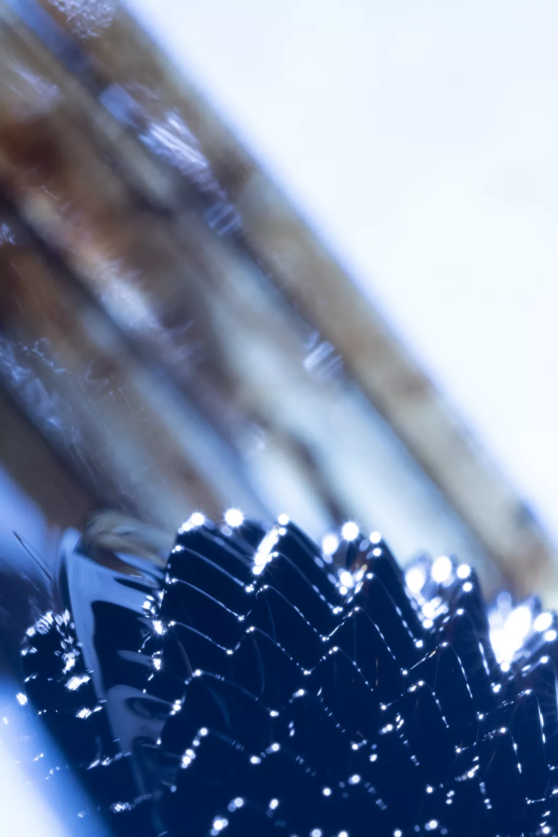 close-up-ferromagnetic-metal-with-blurred-background