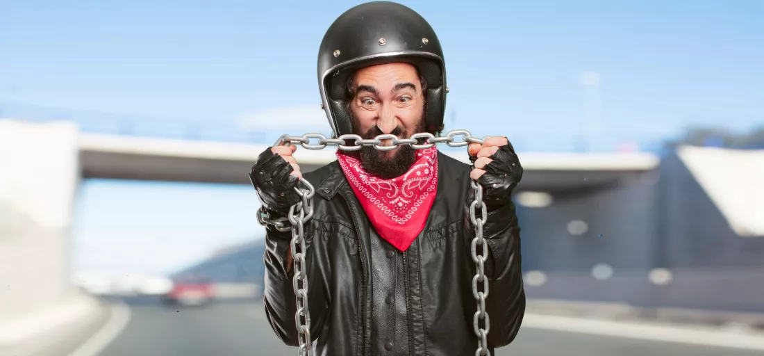 motorbike-rider-with-steel-chain