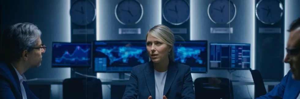 menedzerka-bezpieczenstwa-omawia-incydent-z-zespolem-przy-monitorach