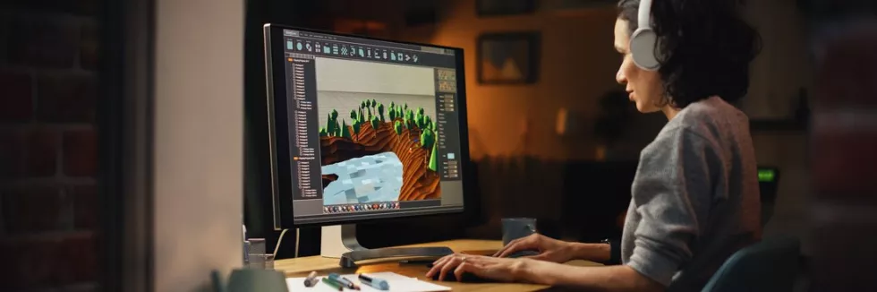 3D-Graphics-and-Game-Art-II-stopien-test-mloda-graficzka-projektuje-poziom-gry-3d
