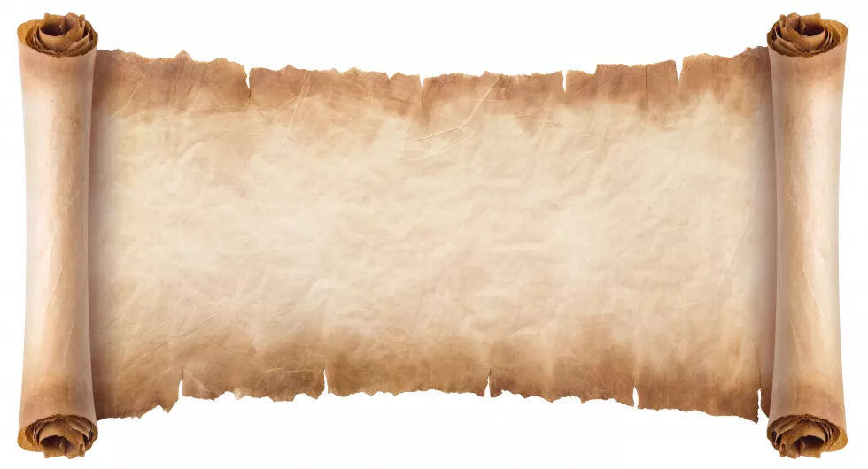 old-parchment-paper-scroll-sheet-vintage-aged-texture-isolated-white-background