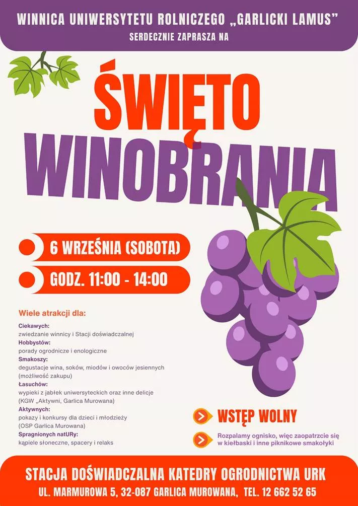 ŚWIĘTO WINOBRANIA 2025