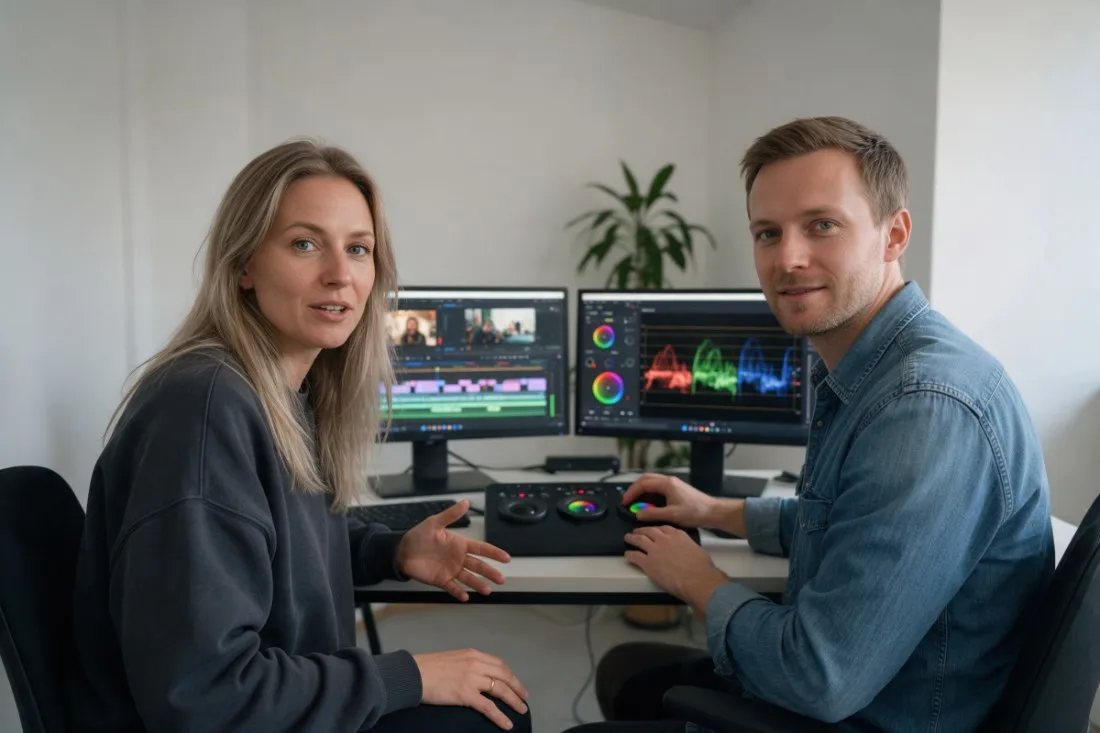 montazysci-pracuja-nad-korekcja-barwna-filmu