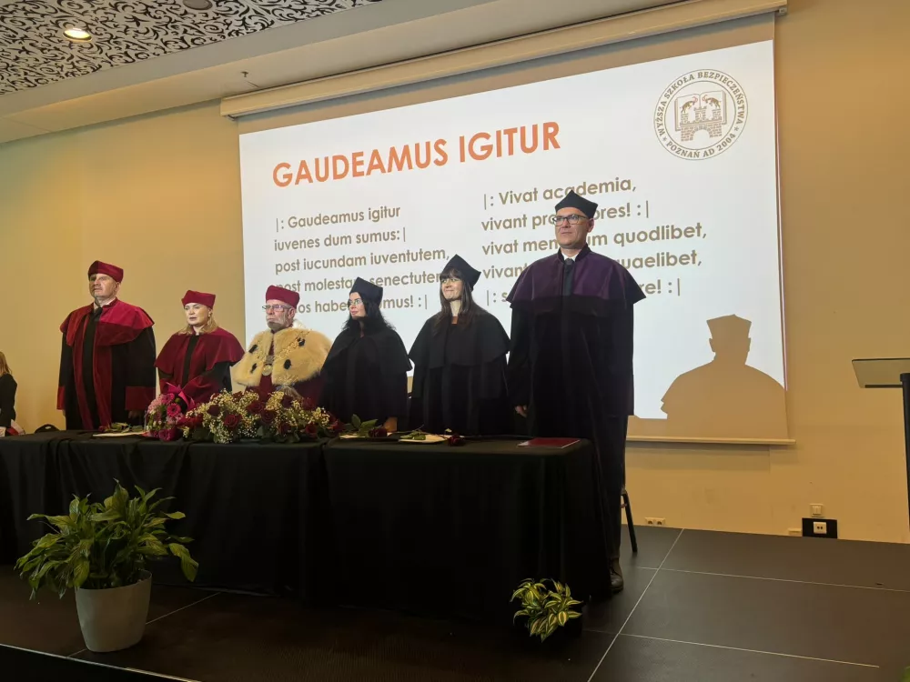 Inauguracja roku akademickiego w Wyższej Szkole Bezpieczeństwa w Poznaniu