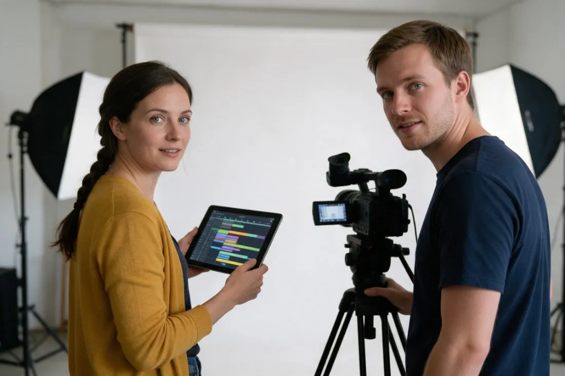 producentka-i-operator-planuja-ujecie-w-studiu