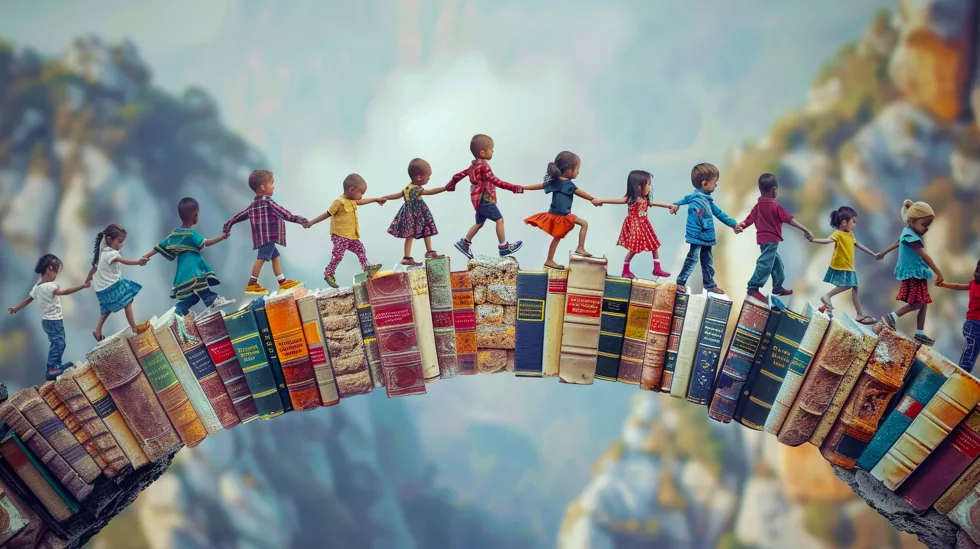 series-figurines-bridge-with-one-them-holding-hands