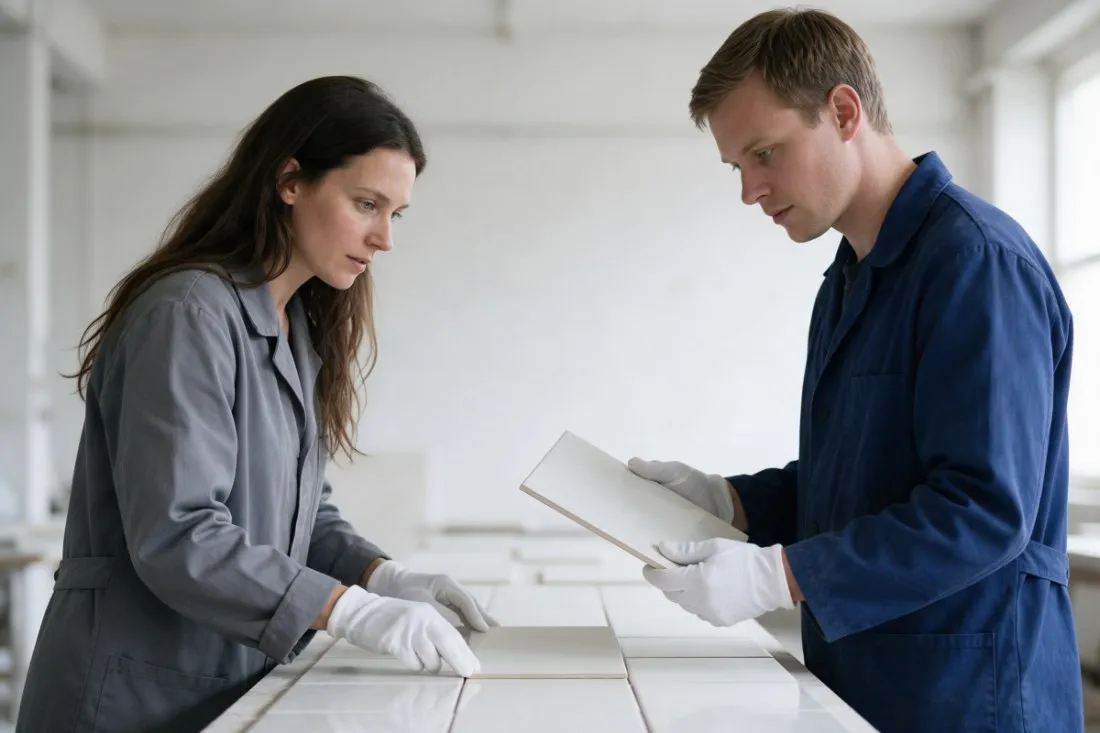specjalistka-i-specjalista-sprawdzaja-jakosc-plytek-ceramicznych