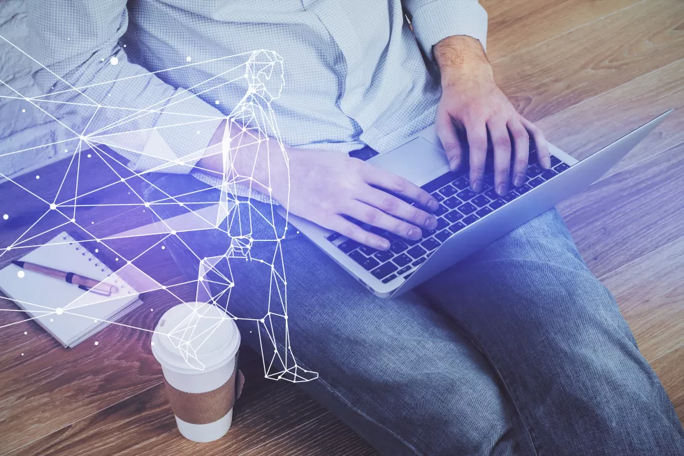 start-up-drawings-with-businessman-working-computer-background-teamwork-concept-double-exposure