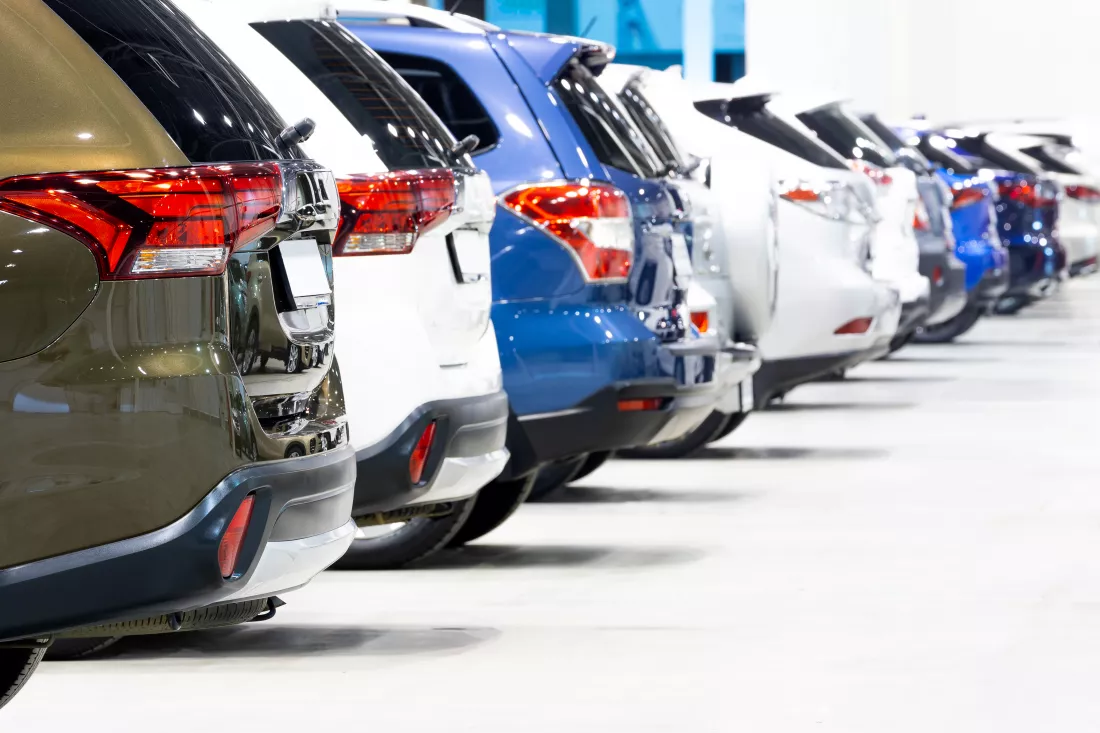 close-up-car-dealership-rows-urban-crossovers-sale-rear-view