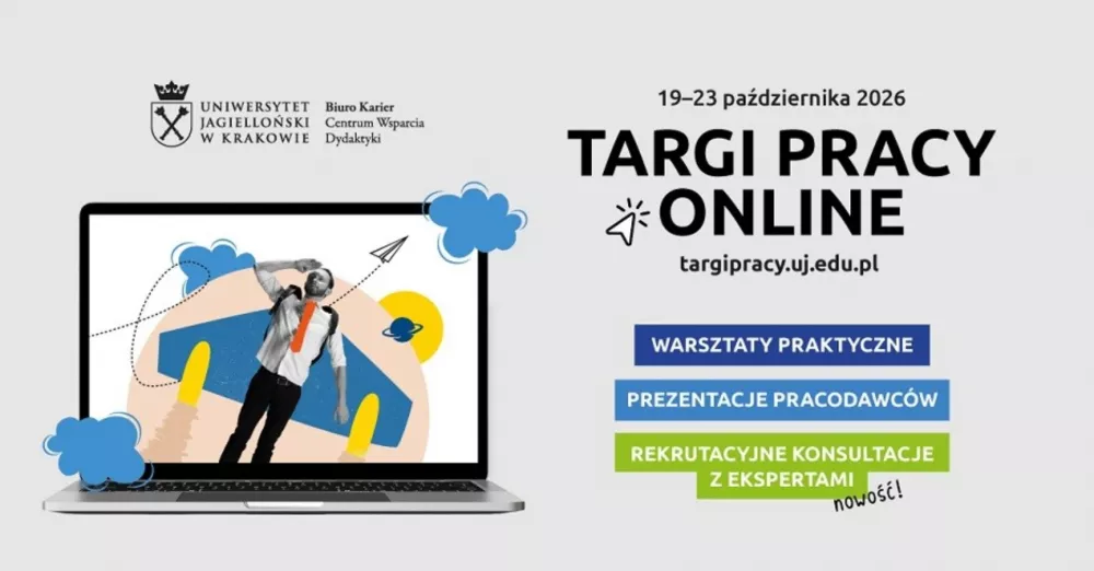 Grafika jesiennych Targow Pracy UJ online