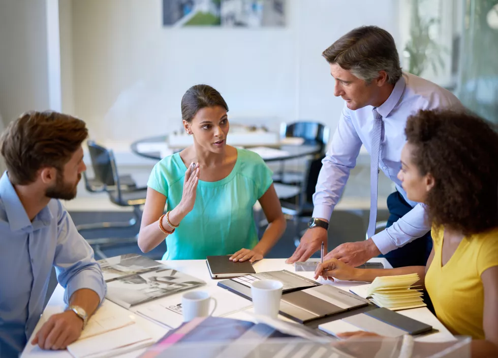 group-creative-business-people-with-leader-discussion-training-brainstorming-startup-ideas-team-plan-strategy-project-collaboration-solution-interior-designer-meeting