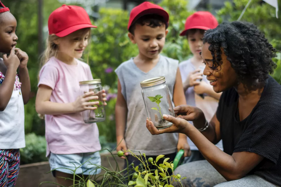 teacher-kids-school-learning-ecology-gardening