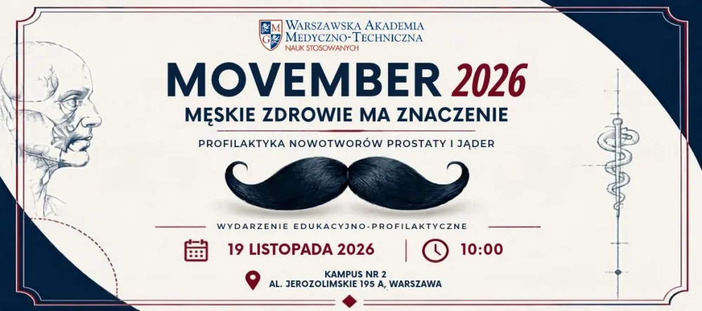 Movember na WAMT – wydarzenie o zdrowiu mężczyzn