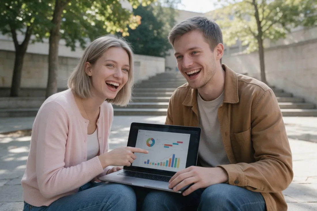 studenci-sprawdzaja-statystyki-postow-na-dziedzincu
