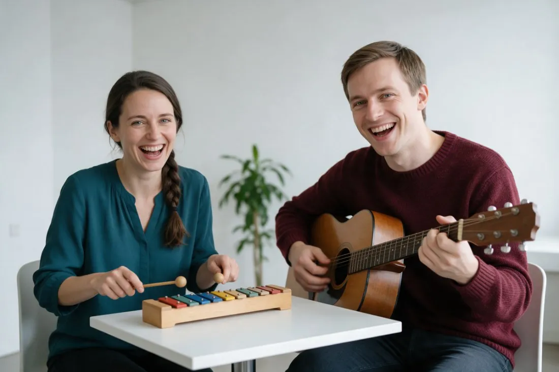 nauczyciele-muzyki-z-gitara-i-cymbalkami-przygotowuja-lekcje