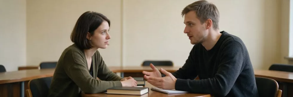 dwoje-studentow-filozofii-dyskutuje-przy-stole-seminaryjnym