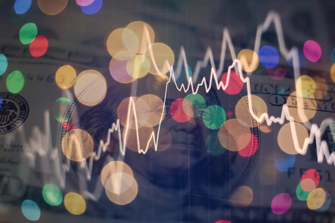 technical-price-graph-indicator-red-green-candlestick-chart-blue-theme-screen-market-volatility-up-down-trend-stock-trading-crypto-currency-background