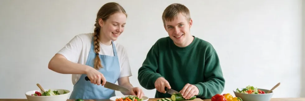 studentka-wspiera-mlodego-mezczyzne-przy-przygotowaniu-salatki