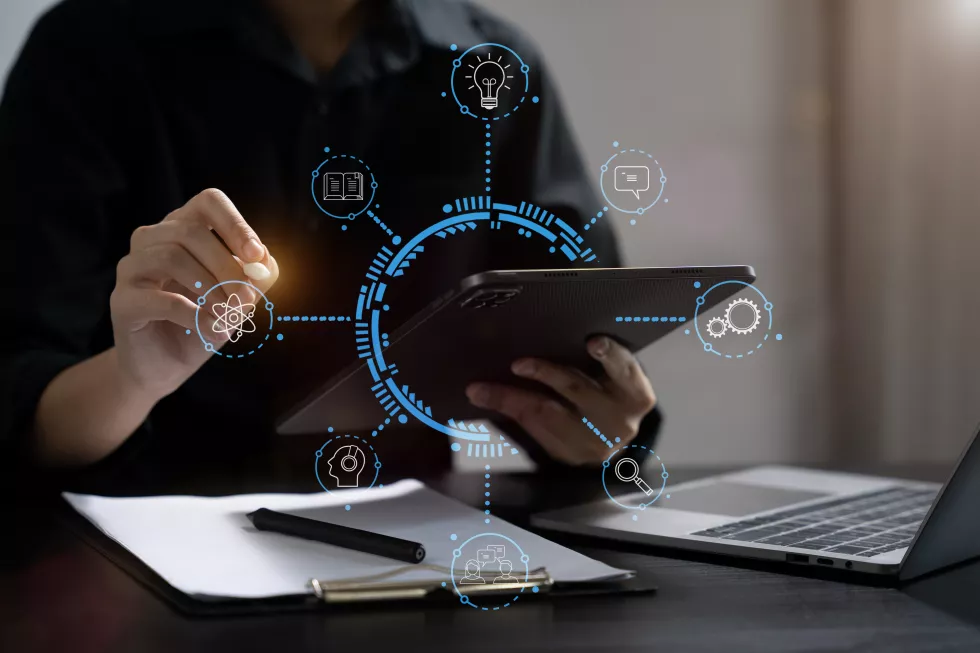 learning-online-working-concept-businesswoman-working-tablet-laptop-computer-searching-working-office