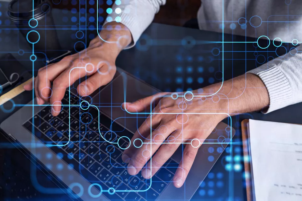 hands-typing-keyboard-create-innovative-software-change-world-provide-completely-new-service-close-up-shot-hologram-tech-graphs-concept-dev-team