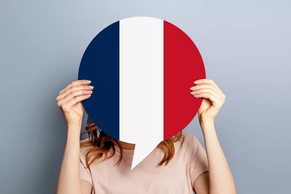 france-elections-vote-concept-student-girl-holds-poster-with-france-flag-isolated-grey-studio-background